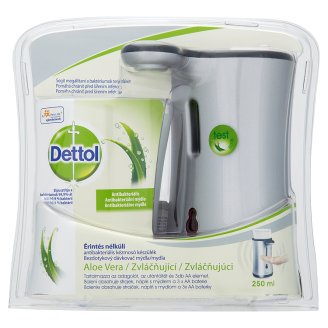 Dettol bezdotykové mýdlo Aloe Vera kompl | Toaletní mycí prostředky - Tekutá mýdla - S dávkovačem Dettol bezdotykové mýdlo Aloe Vera kompl | Toaletní mycí prostředky - Tekutá mýdla - S dávkovačem